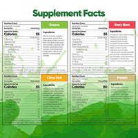 Thumbnail for 3 Day Juice Cleanse Detox | 24 Powder Packets | 4 Tasty Flavors w/ Protein